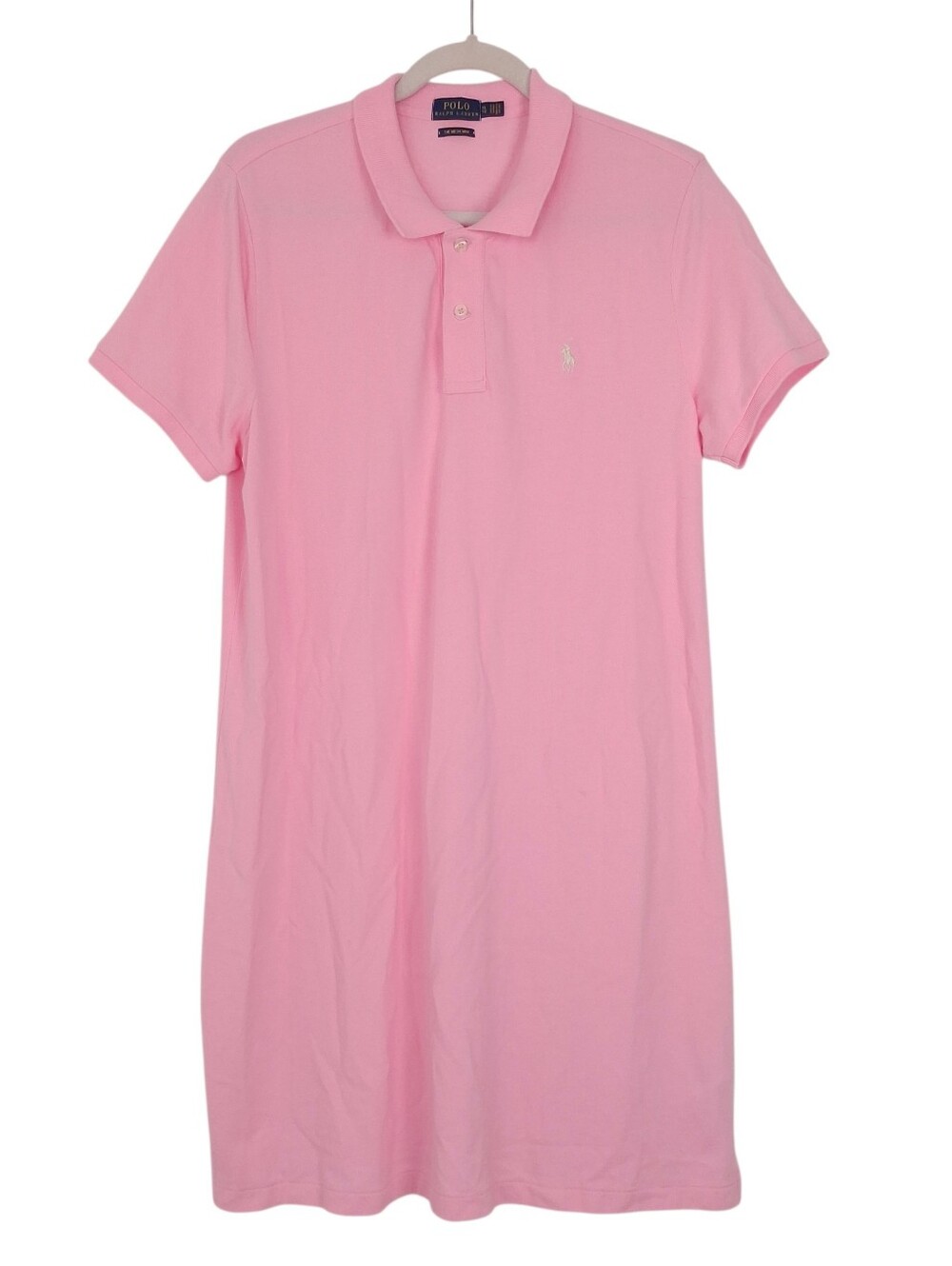 Polo Ralph Lauren The Mesh Mini dress preppy tennis old money pastel pink cotton
